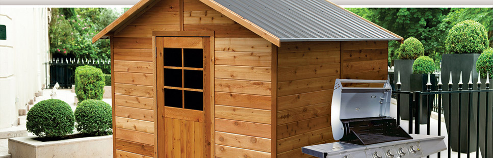Timber garden sheds easy to install - Sydney Garden Products