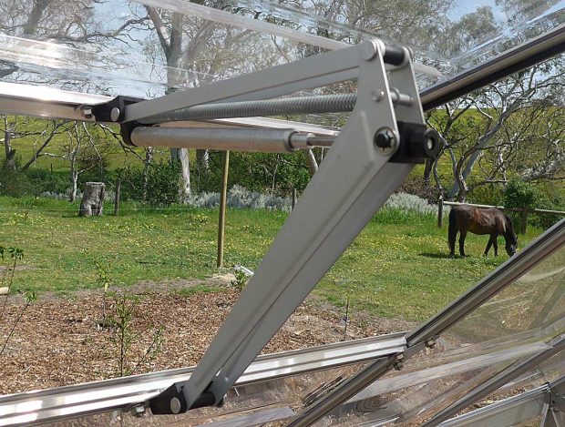 auto vent arm greenhouse