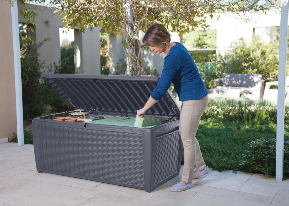 KETER SUMATRA DECK BOX 511L GREY Sydney Garden Products