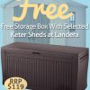 FREE with Shed purchase – Storage Box