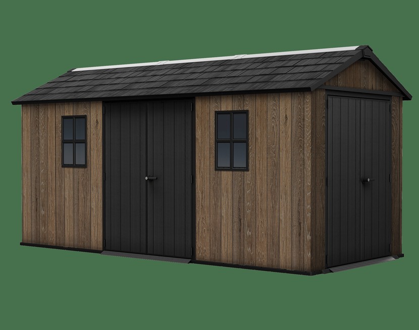 PRE ORDER: OCT. – Keter Apex Double Door Shed 7.5×15 (2.3 x 4.6m)