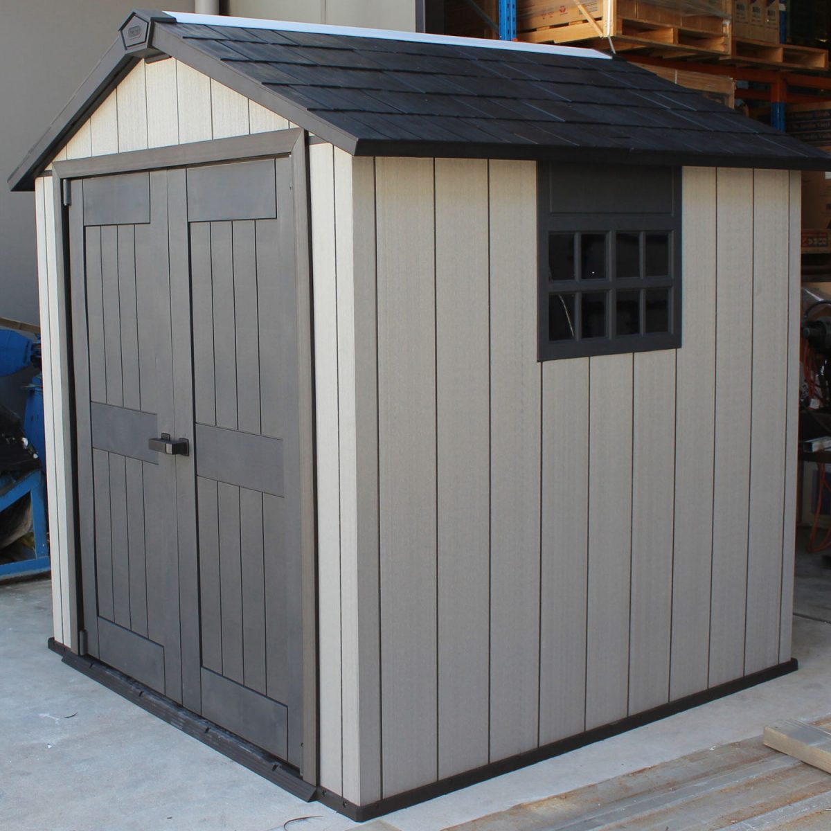 KETER OAKLAND PREMIUM GARDEN SHED 7'x7' 2.3mx2.2m $ Sydney Garden Products