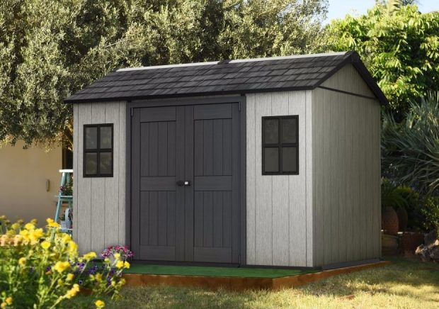 keter oakland 1175 shed 11'x7.5' 3.5mx2.3m with bonus