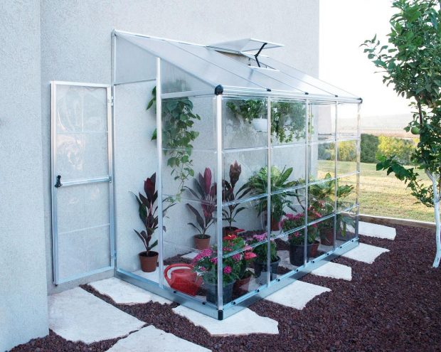 Silverline Maze Lean To Greenhouse Sunroom 929 Sydney Garden Products