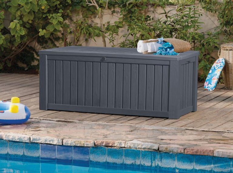 KETER ROCKWOOD STORAGE BOX GREY Sydney Garden Products
