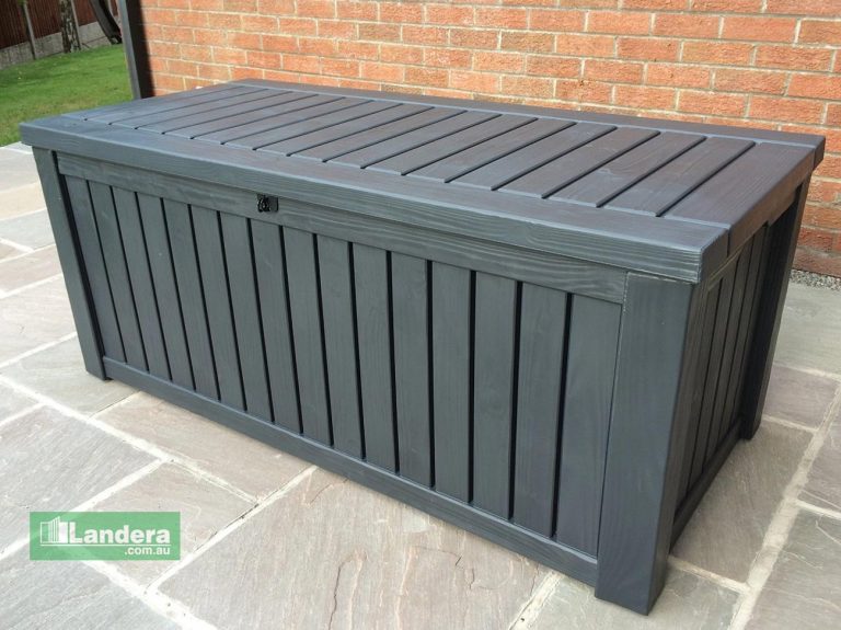 KETER ROCKWOOD STORAGE BOX GREY Sydney Garden Products